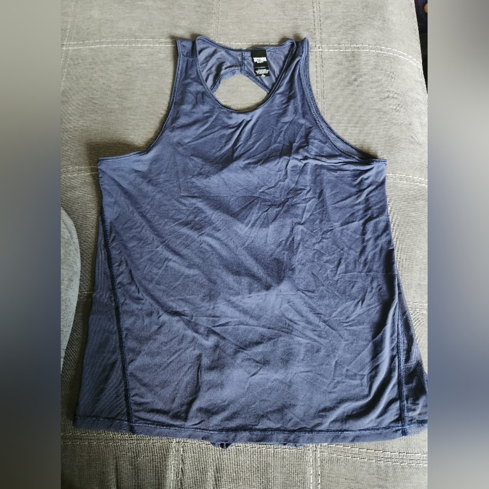 VICTORIA'S SECRET SPORT TANK TOP MED OPEN BACK LATTICE